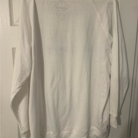 Fall Rush White Sweatshirt 3X - Picture 3 of 3